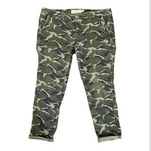 TORRID➕Cropped Twill Military Pant Camo